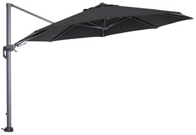 Garden Impressions Hawaii zweefparasol Ø350 cm - frame carbon black - doek zwart