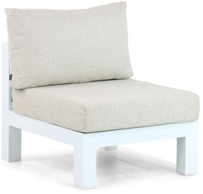 Hoek loungeset 6 personen Aluminium Wit  Lifestyle Garden Furniture Luca