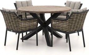 Diningset Apple Bee | 4 personen | Tuinset teakhout | 5-delig | Kees Smit Tuinmeubelen