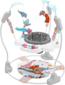 VEVOR Baby Bouncer, Baby Activity Center, 360° draaibaar en in hoogte verstelbaar, Speeljumper voor peuters met ontwikkelingsspeelgoed, muziek, lichtjes en geluiden, Ruimtebesparende Baby Jumperoo voor kinderen vanaf 6 maanden