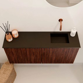 Mondiaz Joya 90cm toiletmeubel ruby met wastafel faye rechts zonder kraangat urban