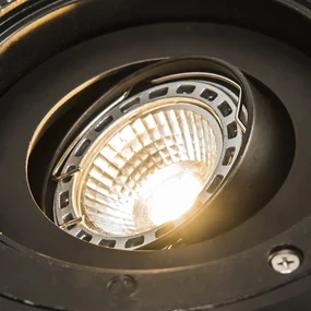 Set van 6 buiten grondspots staal verstelbaar IP65 - Delux Modern GU10 IP65 Buitenverlichting