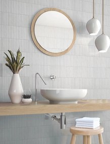 Jabo Pencil Kromo White mozaïektegel 35x35cm