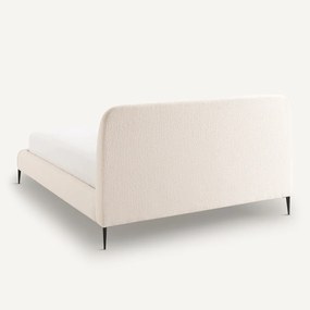 Dubbelbed in bouclette, Oscar design E. Gallina