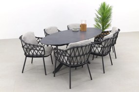 4SO Calpi/Privada 240x107 - Ovale tuinset - 7-delig