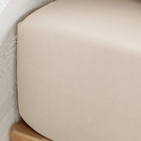 Effen hoeslaken in gewassen katoen, omslag 30 cm, Scenario