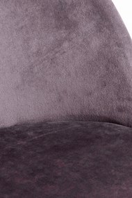 Set 4 fluwelen Vint Stoelen