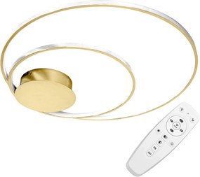 PLAFONDLAMP MET AFSTANDSBEDIENING LED GOUD APP803-C