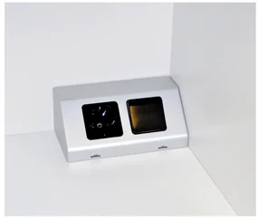 Inbouw / opbouw contactdoos en schakelaar zilvergrijs