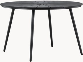 Ronde tuintafel San Vito met tafelblad in houtlook, Ø 120 cm