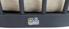 Tuinstoel Aluminium/Teak Grijs-antraciet Apple Bee Condor