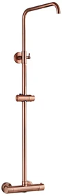 Saniclear Copper opbouw regendouche z. handdouche z. doucheslang z. hoofddouche