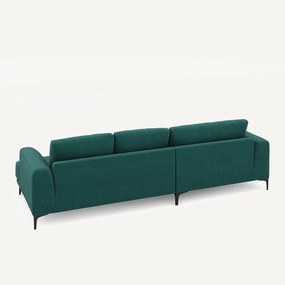 Hoekbank, links XL longchair, in Jasper-stof, MARSILE