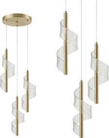 HANGENDE PLAFOND LED LAMP G178-3CP GOLD
