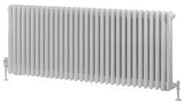 Eastbrook Rivassa 3 koloms radiator 145x60cm staal 2609W wit glans