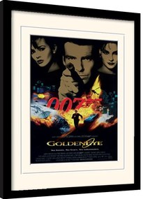 Ingelijste poster James Bond - Goldeneye