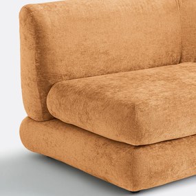 Omvormbare 2-zitsbank in dik fluweel, HOOVER