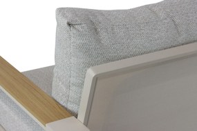 Stoel en Bank Loungeset 5 personen Aluminium/Polywood (teakfinish) Taupe  Lifestyle Garden Furniture Lezo