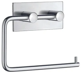 Smedbo Beslagsboden Toiletrolhouder - 13.4x10.5cm - zelfklevend - RVS Gepolijst Edelstaal BK1098