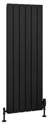 Eastbrook Hadleigh radiator 40x120cm aluminium 1169W zwart mat