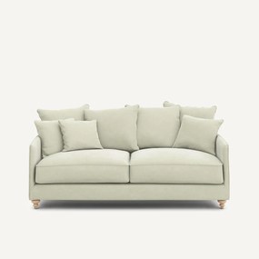 3-zits slaapbank in stonewashed fluweel, Lazare