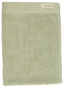 Handdoek, Recycled katoen, Lichtgroen, 50 x 100 cm