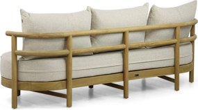 Stoel en Bank Loungeset 5 personen Teak Old teak greywash  Santika Furniture Santika