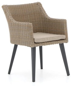 Dining tuinstoel | Manifesto  Matese | Wicker (vlechtwerk) | Taupe | Kees Smit Tuinmeubelen