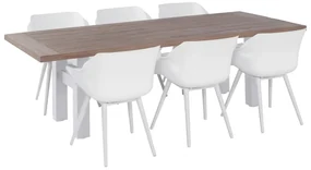 Hartman tuinset - Heron tuintafel white 240 cm. + Sophie studio White