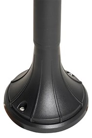 Klassieke buiten lantaarn zwart 125 cm IP44 - Daphne