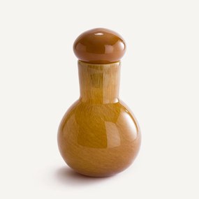 Flesvaas van geblazen glas, H30 cm, Stine