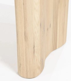Eleonora Josh Eiken Eettafel Organisch Naturel 250 Cm - 250 X 110cm.