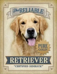 Metalen bord Reliable Retriever