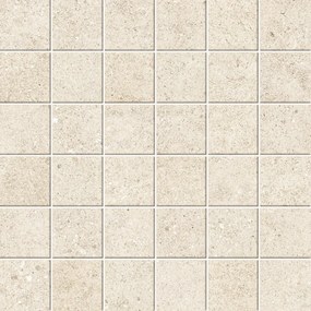 Jabo Yacht mozaiek ivory 5x5cm op net van 30x30cm