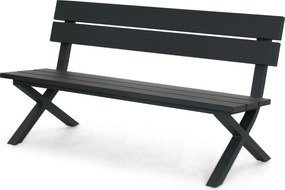 Tuinbank  aluminium 160 cm Aluminium Taupe-naturel-bruin  Presto Crosano