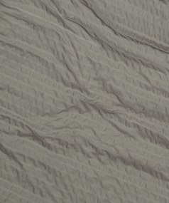 Dekbedovertrek Seersucker Deluxe - 100% katoensatijn - 140x200/220 - greige