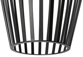 Design hanglamp zwart met opaal IP44 - Angela Design E27 IP44 rond Binnenverlichting Lamp