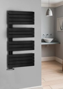 Aqualine Mili radiator mat zwart 60x122cm 632W