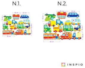 INSPIO Autootjes - Muurstickers