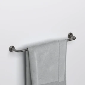 Clou Kaldur handdoekhouder 45cm gunmetal geborsteld