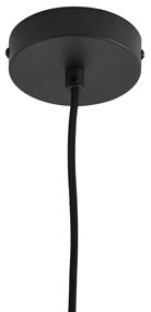 Design hanglamp zwart met regenboog glas 20cm - Mallon