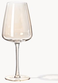 Mondgeblazen wittewijnglazen Ellery, 4-delig