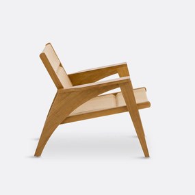 Fauteuil teak en vlechtwerk, Tekora