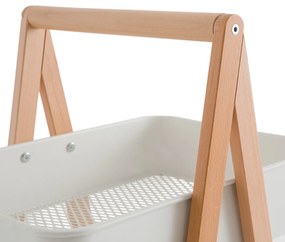 Dressoir met 3 manden van beukenhout en staal, Osmen