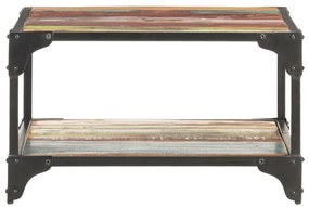 vidaXL Salontafel 60x60x35 cm massief gerecycled hout