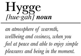 Ilustratie Quote Hygge, Ninola Design