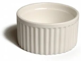 Souffléschaaltje/ ramekin, porselein, Ø 8 cm