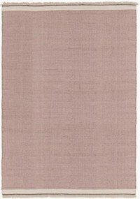 Handgeweven wollen vloerkleed Karla