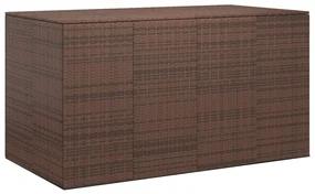 vidaXL Tuinbox 194x100x103 cm polyetheen rattan bruin