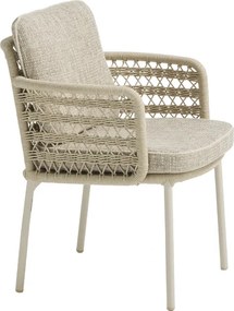 4 Seasons Outdoor Nova tuinstoel Linen Tuinstoel   beige weerbestendig